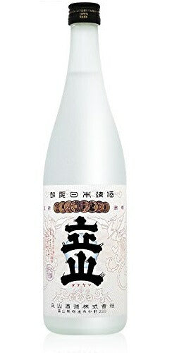 【送料無料】【富山の地酒】立山酒造 純米吟醸  720ml×12本【北海道・沖縄県・東北・四国・九州地方は必ず送料が掛かります】