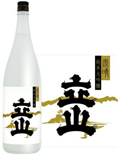 【送料無料】【ケース販売】【富山の地酒】立山 純米大吟醸 雨晴 瓶 1800ml 1.8L×6本/1ケース【北海道・沖縄県・東北・四国・九州地方は必ず送料が掛かります】