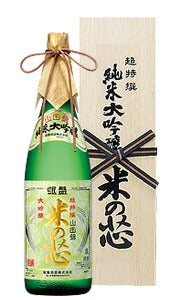 【富山の地酒】銀盤酒造 純米大吟醸 米の芯 1800ml 1本【ご注文は6本まで同梱可能です。】