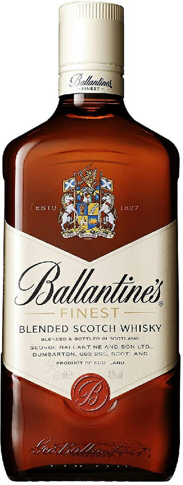 サントリー ブレンデッドスコッチウイスキー バランタイン ファイネスト 700ml 1本【ご注文は1ケース（12本）まで同梱可能です】