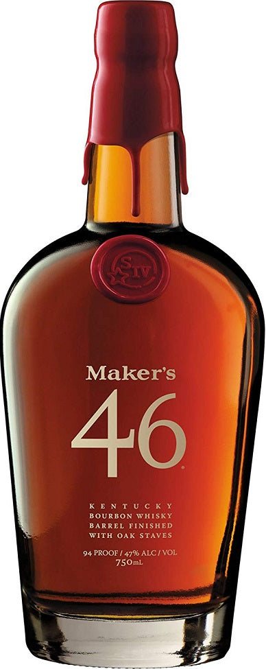 【送料無料】【ケース販売】バーボンウイスキー メーカーズマーク46 47度 750ml×12本