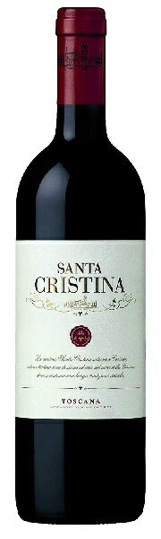 【送料無料】【ケース販売】サンタ・クリスティーナ・ロッソ 750ml×12本［赤/サンジョヴェーゼ/イタリア/トスカーナ］