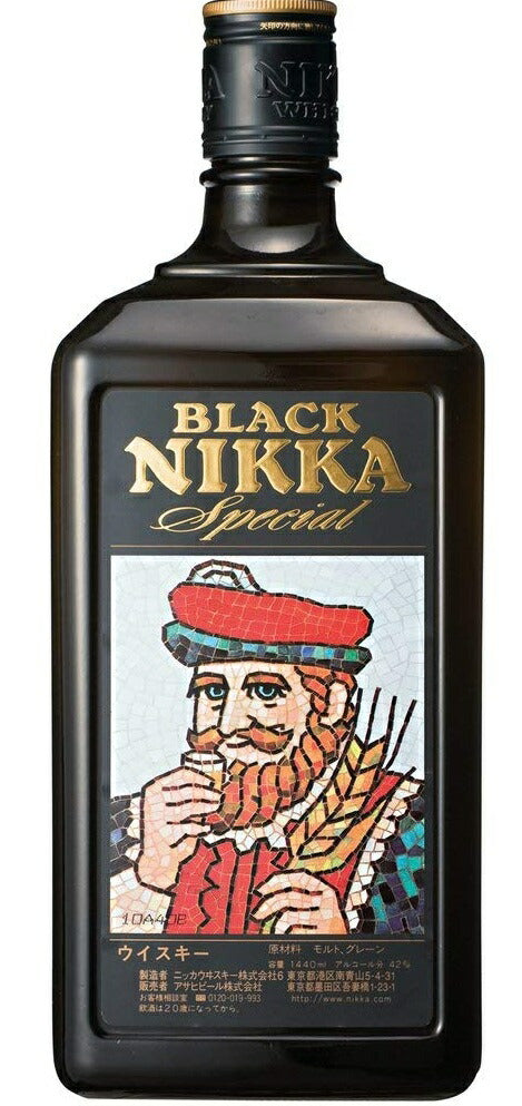 【送料無料】アサヒ ブラックニッカスペシャル 1440ml×12本【北海道・沖縄県・東北・四国・九州地方は必ず送料が掛かります。】
