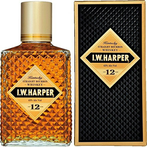 【送料無料】【ケース販売】キリン 正規品 バーボン  Ｉ・Ｗハーパー 12年 43度 箱付 750ml×12本【北海道・沖縄県・東北・四国・九州地方は必ず送料が掛かります。】