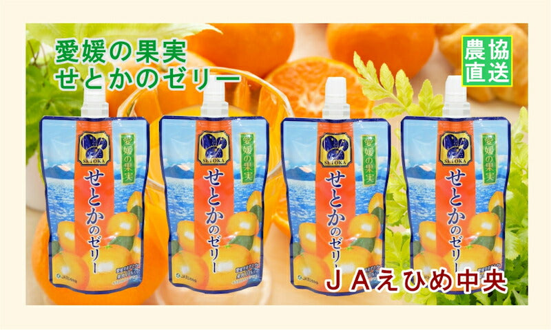 【ゼリー 柑橘類 せとかゼリー 送料無料】愛媛県の農協 JAえひめ中央 愛媛の果実 飲むせとかのゼリーせとかゼリー 150g 24個【お中元 お歳暮 ギフト 贈り物】