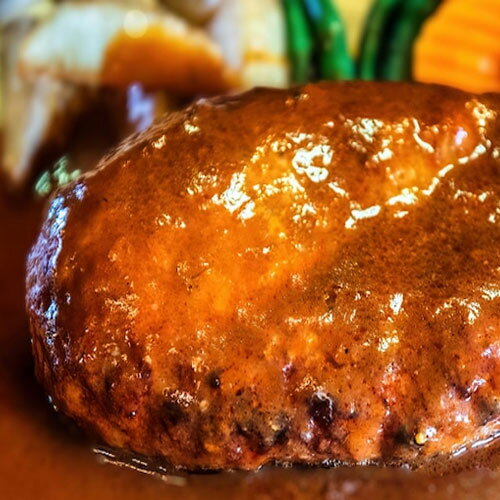 たっぷり200ｇのビックサイズ！／牛肉＆豚肉ふっくらボリューム感／ビックハンバーグ１ｋｇ（200ｇ×5個）