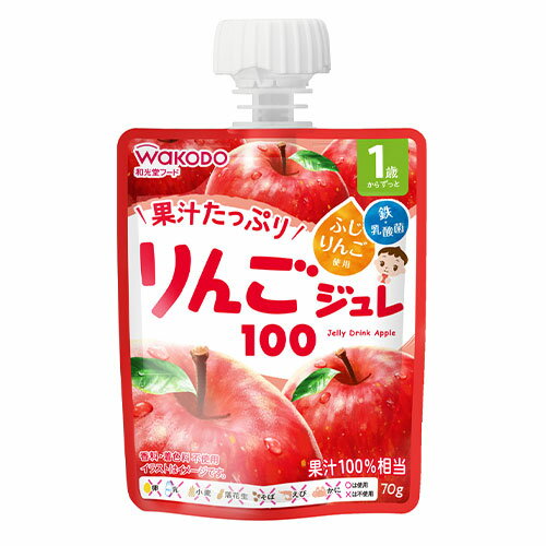 和光堂 1歳からのMYジュレドリンク りんご１００　70g×24個