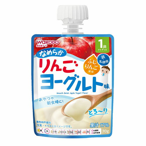 和光堂 1歳からのMYジュレドリンク なめらかりんごヨーグルト味　70g×24個