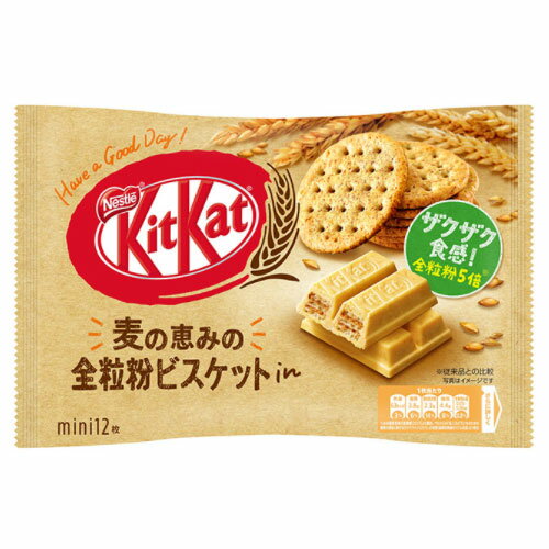 キットカット ミニ 全粒粉ビスケットin　12枚×6袋