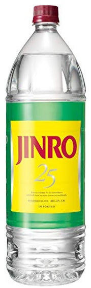 【送料無料】JINRO ジンロ 眞露 25度 1800ml 1.8L×12本【北海道・沖縄県・東北・四国・九州地方は必ず送料が掛かります】