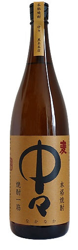 【送料無料】黒木本店 大麦焼酎 中々 25度 麦 1800ml 1.8L×6本【北海道・沖縄県・東北・四国・九州地方は必ず送料がかかります】