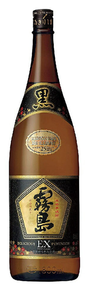 【送料無料】霧島酒造 芋焼酎 霧島 EX 25度 1800ml 1.8L×6本/1ケース【ご注文は1ケース(6本)で1個口配送可能】