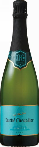 【送料無料】ドゥーシェ・シュバリエ ブリュット 白 750ml×6本［スパークリング/辛口/スペイン］【北海道・沖縄県・東北・四国・九州地方は必ず送料が掛かります】