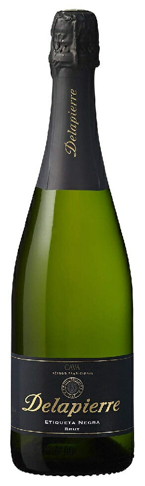 【送料無料】デラピエ・ネグラ ブリュット 白 750ml×12本［スパークリング/辛口/スペイン］【北海道・沖縄県・東北・四国・九州地方は必ず送料が掛かります】