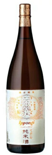 【北陸 福井の地酒】【送料無料】 一本義久保本店 一本義 純米酒 1800ml 1.8L×6本/1ケース【北海道・東北・四国・九州・沖縄県は別途送料がかかります】