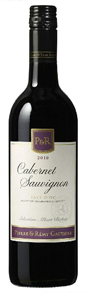 【訳あり】【ラベル汚損品】ピエール&レミー・ゴーティエ カベルネ・ソーヴィニヨン 赤 750ml 1本［赤/ミディアム/フランス］【ご注文は12本まで1個口配送可能】