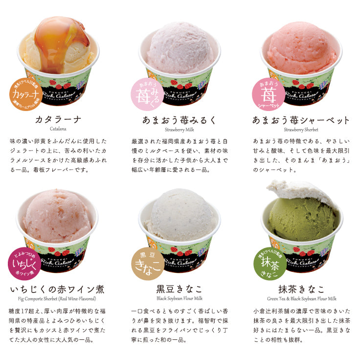12個入 ふくち★リッチジェラート プレミアムセット