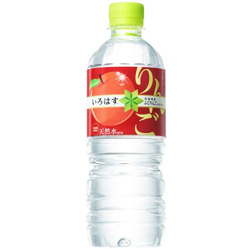 【送料無料】コカ・コーラ い・ろ・は・す 天然水 りんご 555ml×24本/1ケース