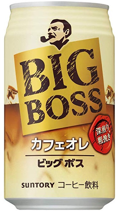 【送料無料】サントリー BOSS ビッグボス カフェオレ 350ml×24本/1ケース
