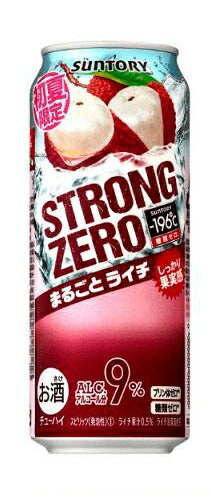 サントリー -196℃ ストロングゼロ まるごとライチ 500ml×24本/1ケース【ご注文は2ケースまで1個口配送可能】