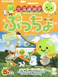メール便 送料無料 同梱不可 UHA味覚糖 北海道限定 ぷっちょ 夕張メロン 10粒5本入×2個セット 北海道 地域限定 メロン果汁 お土産 手土産 贈り物 ギフト グルメ食品 お菓子 スイーツ