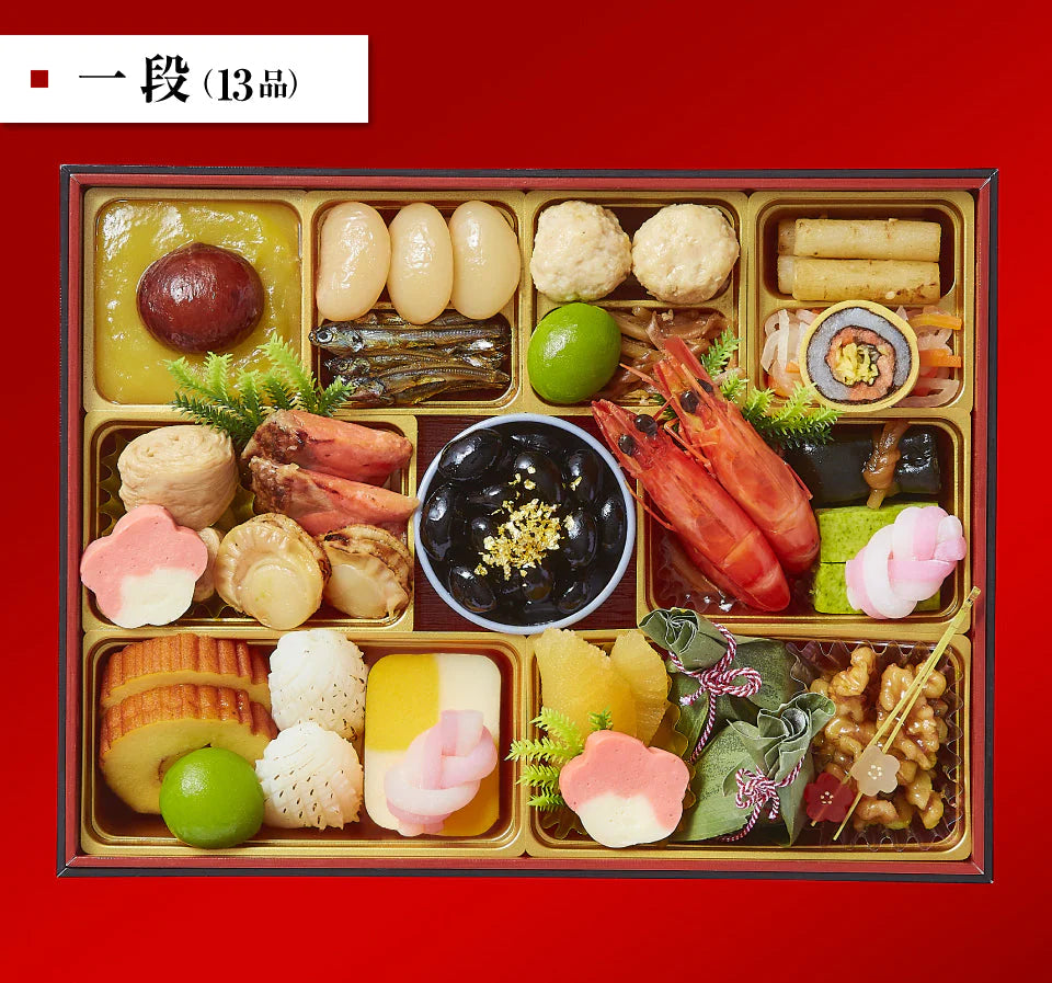【12/30お届け】2023年迎春おせち料理 割烹料亭千賀監修「千寿」冷凍 和風一段 全25品