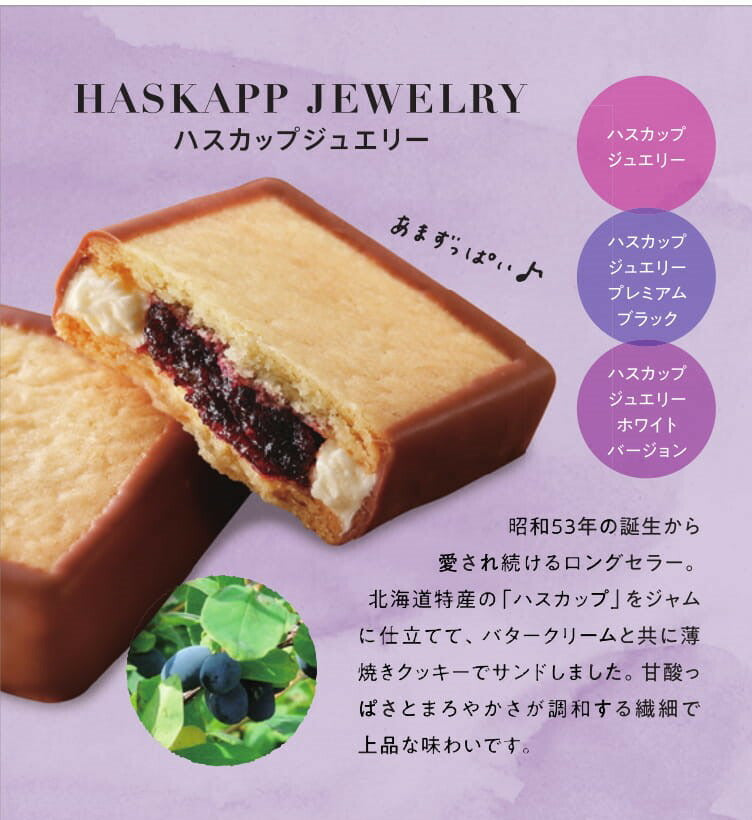 ハスカップジュエリー 2個入 2個セット 送料無料 もりもと 北海道  千歳 お菓子 スイーツ 人気 ミックスジャム バタークリーム チョコレート クッキー