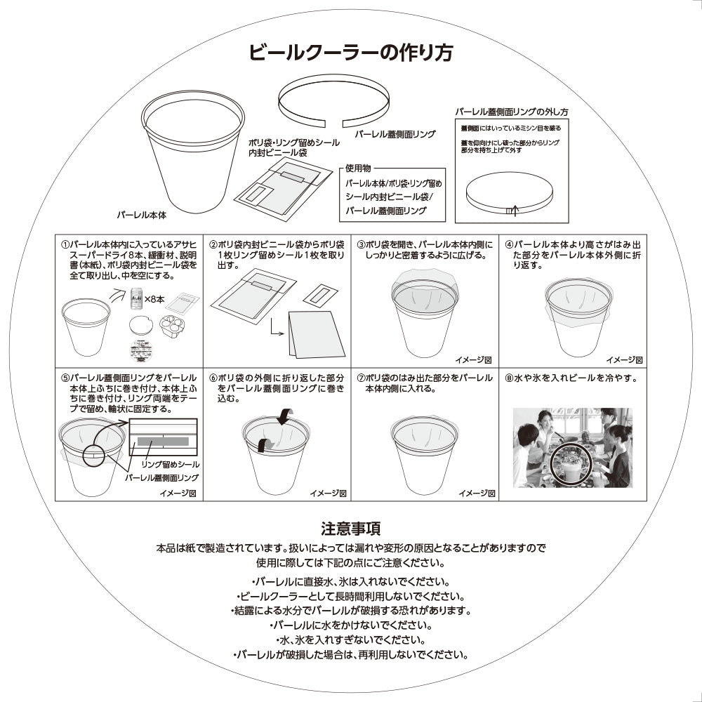 【送料無料】アサヒ スーパードライ ビアバーレル ダブルセット AS-BW 1セット 詰め合わせ セット