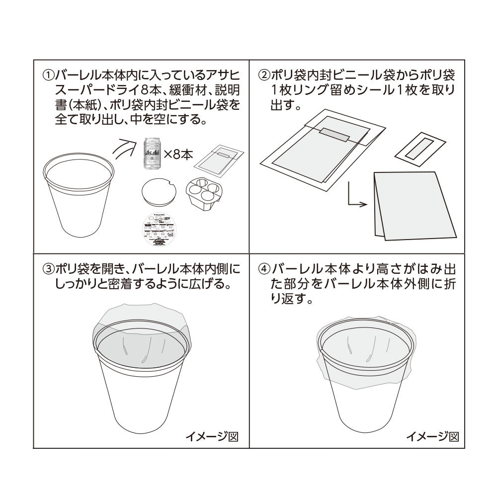 【送料無料】アサヒ スーパードライ ビアバーレル ダブルセット AS-BW 1セット 詰め合わせ セット