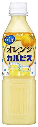 【送料無料】アサヒ オレンジ&カルピス 490ml×24本/1ケース