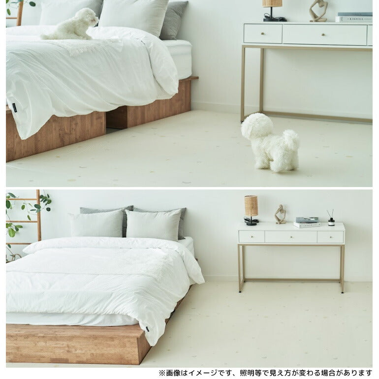 ロールマット 110×300×1.5cm ムーンスター ノンホルム 防炎 プレイマット フロアマット 床暖房対応 フリーカット ジョイントマット pvc 厚手 防水 出産祝い 赤ちゃん マット 防音 お昼寝 110×300cm おしゃれ 持ち運び Caraz カラズ