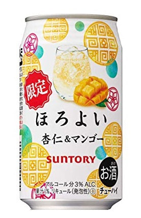 【送料無料】サントリー ほろよい 杏仁＆マンゴー 350ml×24本【北海道・沖縄県・東北・四国・九州地方は必ず送料が掛かります】