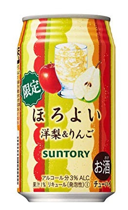 【送料無料】サントリー ほろよい 洋梨＆りんご 350ml×48本【北海道・沖縄県・東北・四国・九州地方は必ず送料が掛かります】