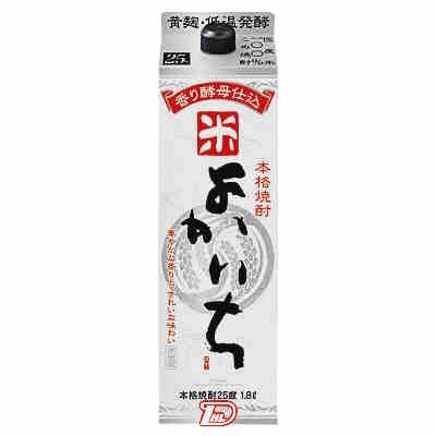【送料無料】宝酒造 よかいち 米 25度 パック 1800ml 1.8×6本【北海道・沖縄県・東北・四国・九州地方は必ず送料が掛かります】