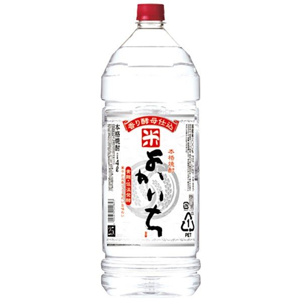 宝酒造 よかいち 米 25度 4000ml 4L 1本【ご注文は1ケース（4本）まで同梱可能】