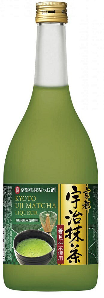 【送料無料】寶 京都産抹茶のお酒「京都宇治抹茶」500ml×12本【北海道・東北・四国・九州・沖縄県は必ず送料がかかります】