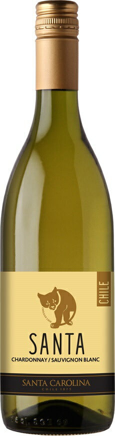 【送料無料】サンタ バイ サンタ カロリーナ シャルドネ／ソーヴィニヨン・ブラン 750ml×6本【北海道・沖縄県・東北・四国・九州地方は必ず送料がかかります】