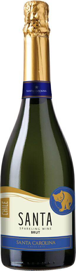 【送料無料】サンタ バイ サンタ カロリーナ スパークリング ブリュット 750ml×6本【北海道・沖縄県・東北・四国・九州地方は必ず送料が掛かります】