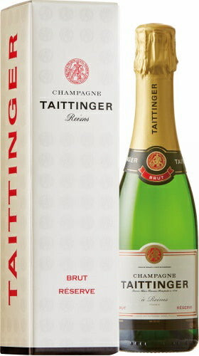 【正規品】テタンジェ ブリュット レゼルブ 375ml 1本［白/辛口/シャンパーニュ]【ご注文は12本まで一個口配送可能】