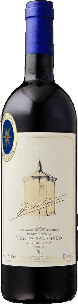【送料無料】【ENOTECA エノテカ】サッシカイア グイダルベルト 750ml×6本［赤/ミディアムボディ/トスカーナ］【北海道・東北・四国・九州・沖縄県は必ず送料がかかります】