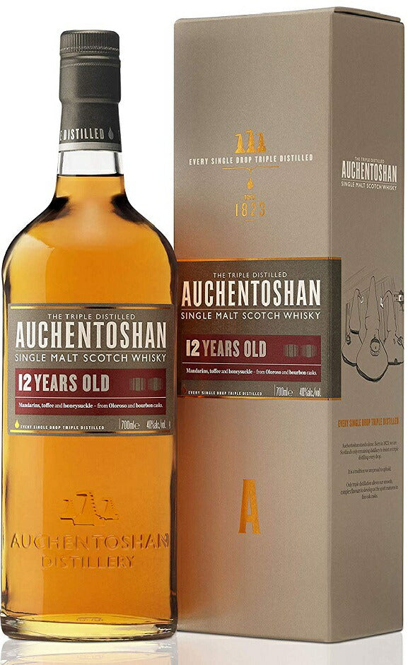 【送料無料】【並行輸入品】シングルモルト ウィスキー オーヘントッシャン 12年 40度 700ml×6本【北海道・東北・四国・九州・沖縄県は必ず送料がかかります】