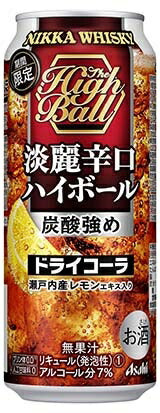 【送料無料】アサヒ ニッカ 淡麗辛口ハイボール ドライコーラ 500ml×48本【北海道・沖縄県・東北・四国・九州地方は必ず送料が掛かります】