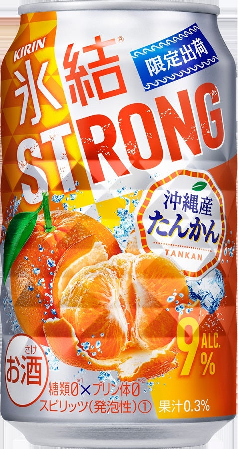 【送料無料】キリン 氷結 ストロング STRONG 沖縄たんかん 350ml×24本【北海道・東北・四国・九州・沖縄県は必ず送料がかかります】