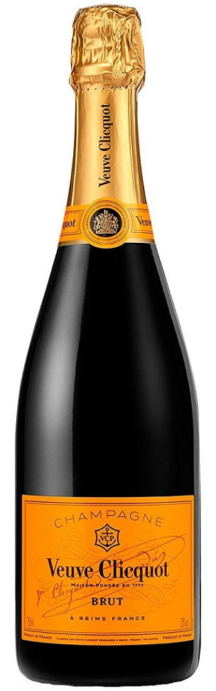 【予約】2022/12/15より出荷【並行輸入品】【送料無料】【箱なし】ヴーヴクリコ ブリュット イエローラベル 750ml×1本［スパークリング/辛口/シャンパーニュ］【北海道・東北・四国・九州・沖縄県は必ず送料がかかります】