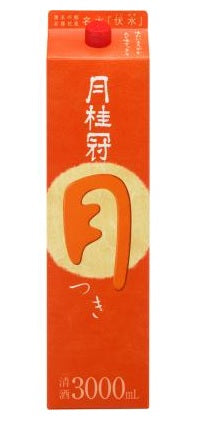 【送料無料】月桂冠 月 パック 3000ml 3L×4本【北海道・沖縄県・東北・四国・九州地方は必ず送料が掛かります】
