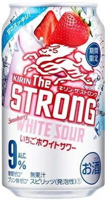 【送料無料】キリン・ザ・ストロング いちごホワイトサワー 350ml×48本【北海道・東北・四国・九州・沖縄県は必ず送料がかかります】