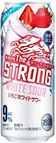 【送料無料】キリン・ザ・ストロング いちごホワイトサワー 500ml×24本【北海道・東北・四国・九州・沖縄県は必ず送料がかかります】