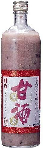 【送料無料】篠崎 国菊 あまざけ 黒米甘酒 985g×6本