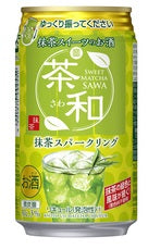 【送料無料】寶 宝 抹茶スイーツのお酒  茶和 さわ ＜抹茶スパークリング＞ 350ml×24本【北海道・東北・四国・九州・沖縄県は必ず送料がかかります】