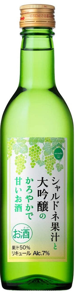 【送料無料】盛田 ねのひ シャルドネ果汁と大吟醸のかろやかで甘いお酒 300ml×24本【北海道・東北・四国・九州・沖縄県は必ず送料がかかります】